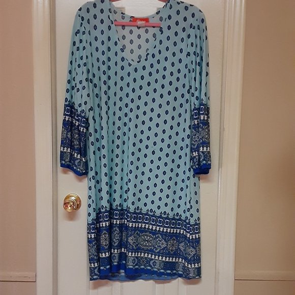 Rainbow Dresses & Skirts - Rainbow Blue Midi Dress